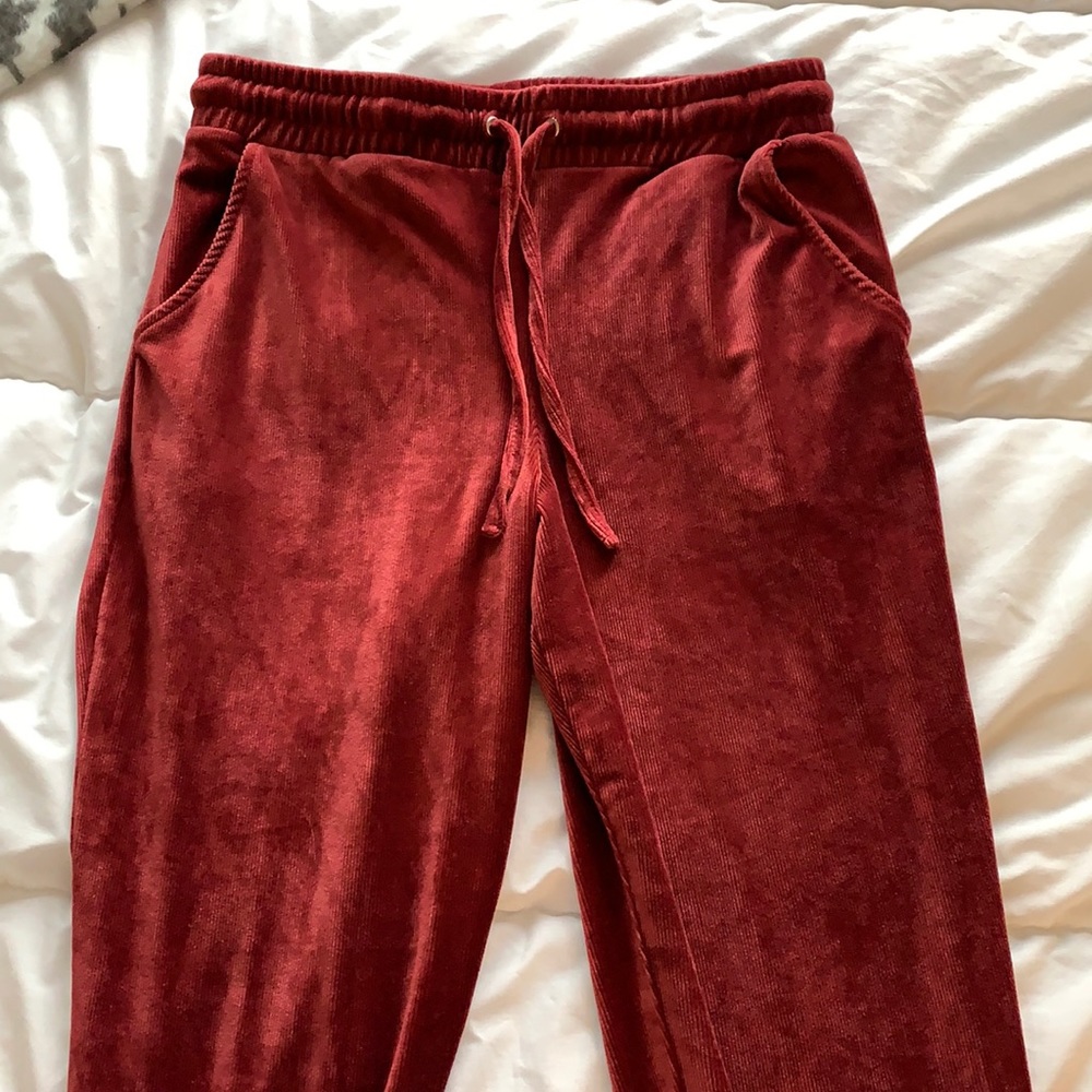 Pink Republic Red Velvet Joggers